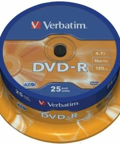 DVD-R 4.7GΒ*16 25ΤΕΜ.VΕRΒΑΤΙΜ 43522