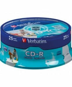 CD-R 80'700MB*52 PRINTABLE VERBATIM 25TEM.43439
