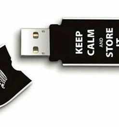 MEMORY USB 16GB INTEGRAL XPRESSION 673600 KEEP CALM BLACK