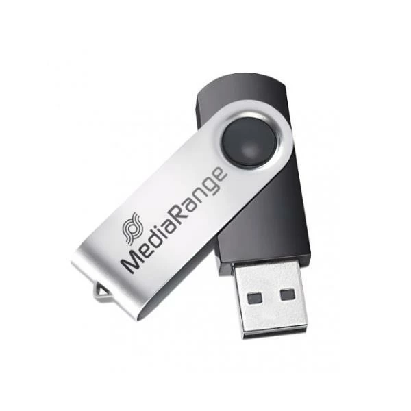 MEMORY USB 16GB 2.0 MEDIARANGE BLACK-SILVER 3 MEMORY USB 16GB 2.0 MEDIARANGE BLACK-SILVER
