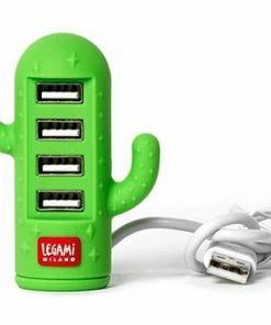 ΑΝΤΑΠΤΟΡΑΣ USB LEGAMI MUA0003 ΜΕ 4 ΘΥΡΕΣ CACTUS
