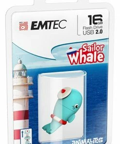 MEMORY USB 16GB 2.0 EMTEC M337 WHALE SAILOR