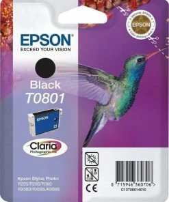 ΜΕΛΑΝΙ INKJET EPSON T0801 BLACK (COLIBRI)