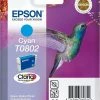 ΜΕΛΑΝΙ INKJET EPSON T0802 CYAN (COLIBRI) -Κατάστημα HP 510300000390