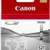 ΜΕΛΑΝΙ INKJET CANON CLI-521 ΒLΑCΚ (2933Β001) -Κατάστημα HP 510300000423