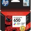 ΜΕΛΑΝΙ INKJET HEWLETT PACKARD N.650 COLOR CZ102A -Κατάστημα HP 510300000544