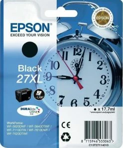 ΜΕΛΑΝΙ INKJET EPSON N.27XL BLACK T2711 (CLOCK)
