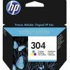 ΜΕΛΑΝΙ INKJET HEWL.PACK.N.304 TRI-COLOR N9K05AE -Κατάστημα HP 510300000659