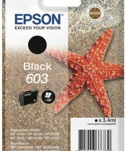 ΜΕΛΑΝΙ INKJET EPSON N.603 BLACK T03U1 (STAR FISH)