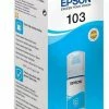 ΜΕΛΑΝΙ INKJET EPSON 103 Τ00S24A CYAN 65ml. -Κατάστημα HP 510300000697