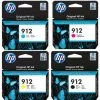 ΜΕΛΑΝΙ INKJET HEWL.PACK.N.912 4 PACK CMYK (6ZC74AE) -Κατάστημα HP 510300000713