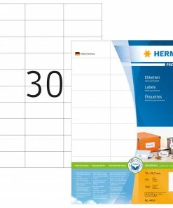 ΕΤΙΚΕΤΕΣ INKJET/LASER/COPIER 70*29,7mm.100Φ.HERMA 4456