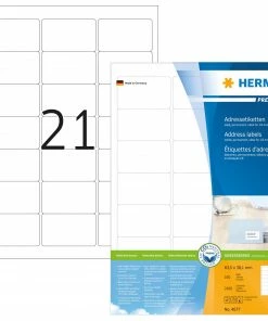 ΕΤΙΚΕΤΕΣ INKJET/LASER/COPIER 63,5*38,1mm.100Φ.HERMA 4677