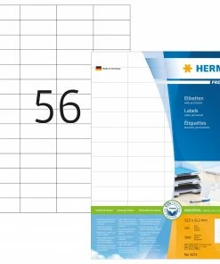ΕΤΙΚΕΤΕΣ INKJET/LASER/COPIER 52,5*21,2mm.100Φ.HERMA 4273