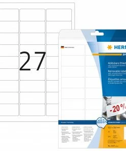ΕΤΙΚΕΤΕΣ INKJET/LASER/COPIER 63,5*29,6mm.25Φ.HERMA MOVABLES 4347