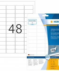 ΕΤΙΚΕΤΕΣ INKJET/LASER/COPIER 45,7*21,2mm.25Φ.HERMA MOVABLES 4346