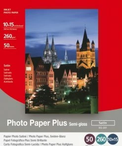 ΧΑΡΤΙ INKJET 10*15 PHOTO SEMI-GLOSSY 260GR.50Φ.CANON (1686B015)